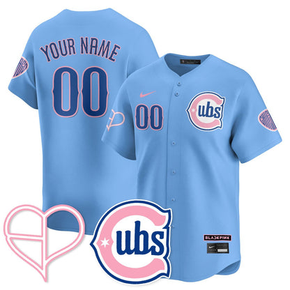 Men's Chicago Cubs BLΛƆKPIИK 2025 Limited Jersey - All Stitched