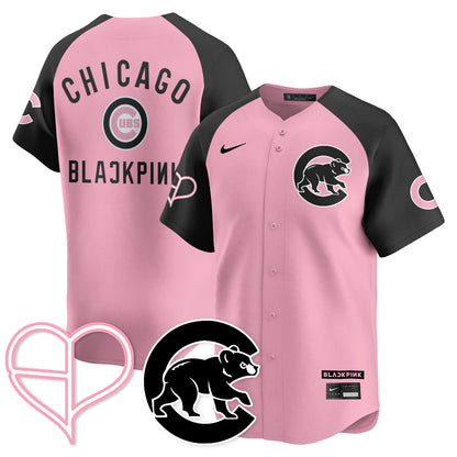 Men's Chicago Cubs BLΛƆKPIИK 2025 Limited Jersey - All Stitched