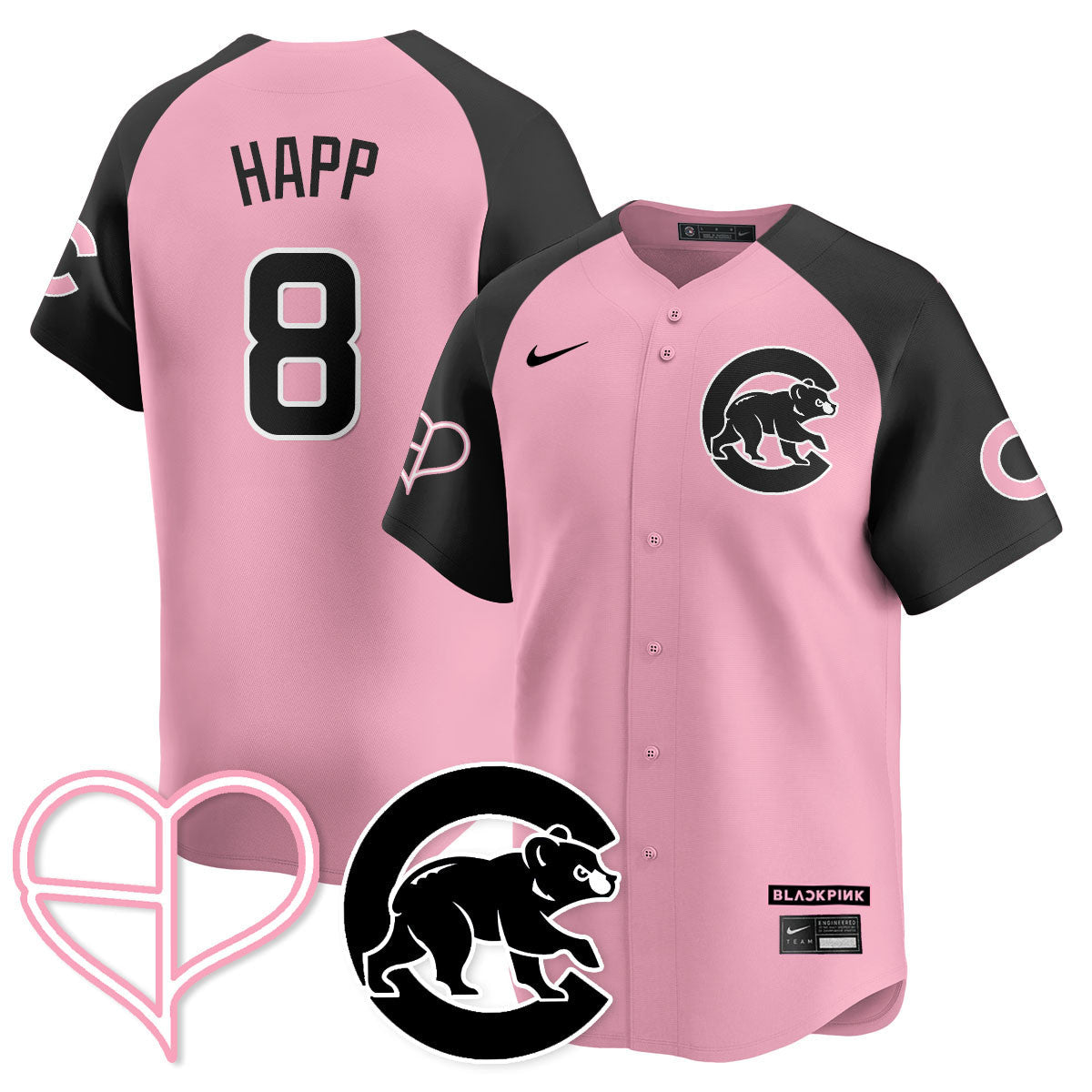 Men's Chicago Cubs BLΛƆKPIИK 2025 Limited Jersey - All Stitched