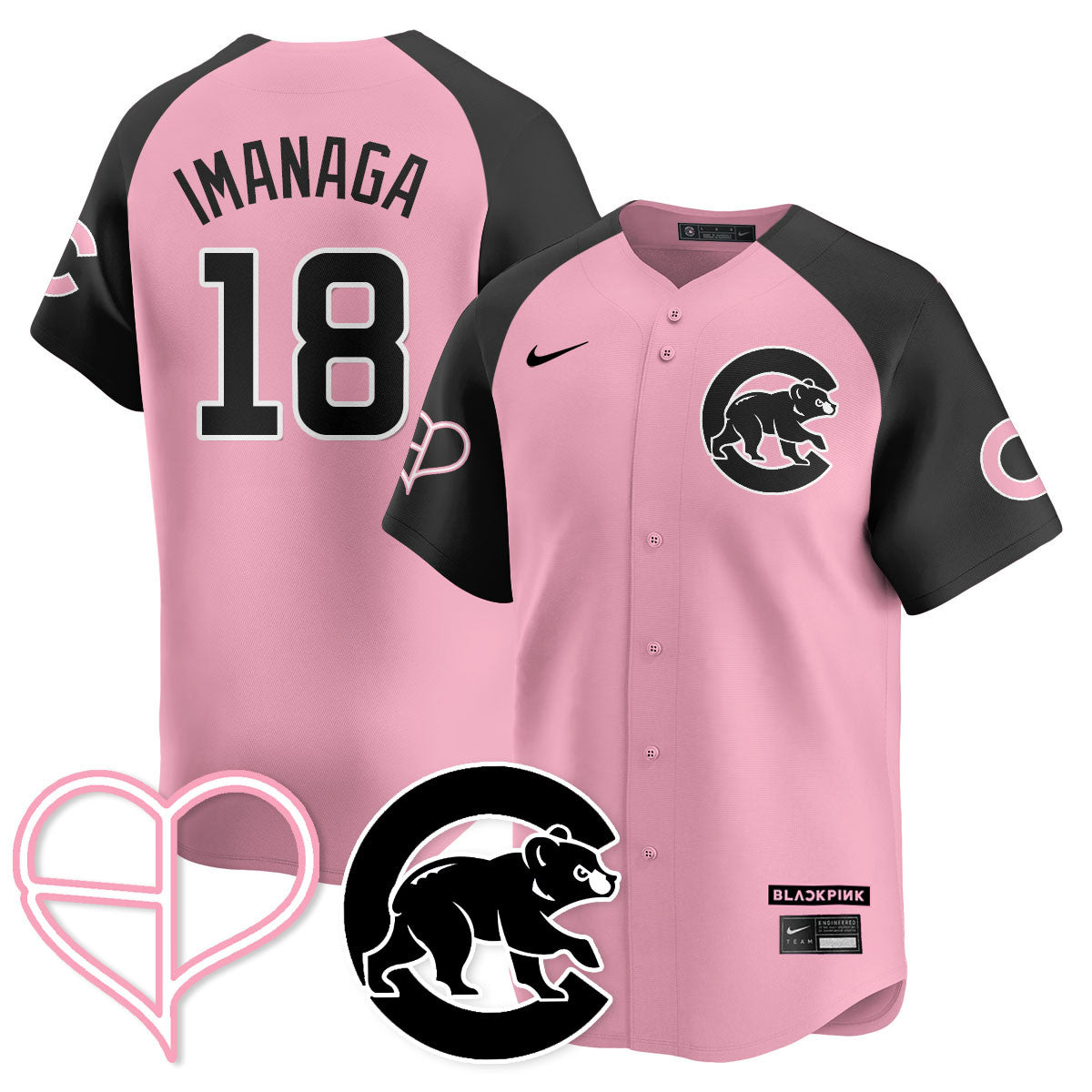 Men's Chicago Cubs BLΛƆKPIИK 2025 Limited Jersey - All Stitched
