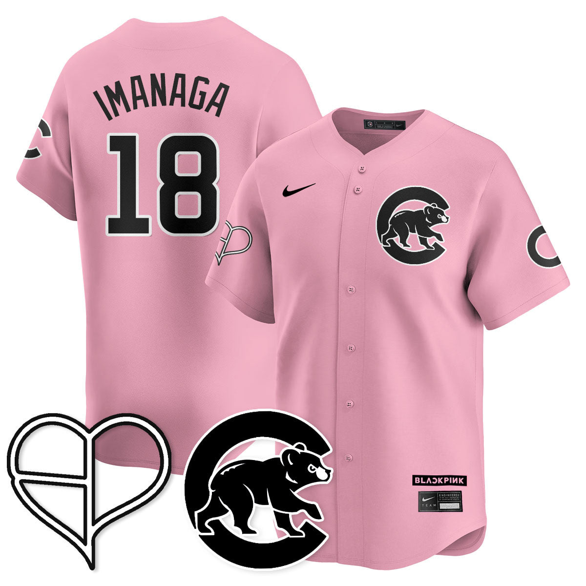 Men's Chicago Cubs BLΛƆKPIИK 2025 Limited Jersey - All Stitched