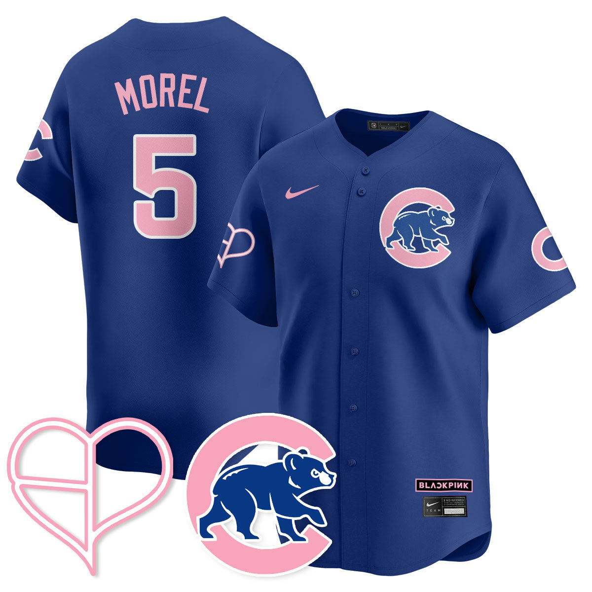 Men's Chicago Cubs BLΛƆKPIИK 2025 Limited Jersey - All Stitched