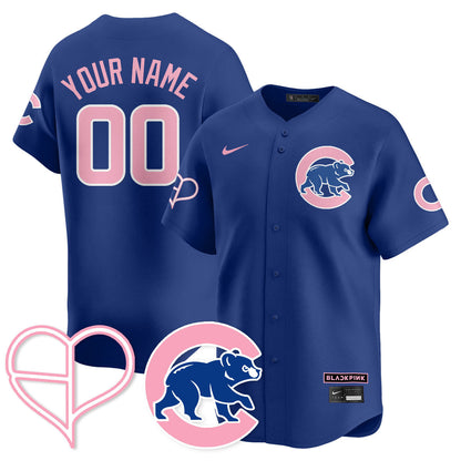 Chicago Cubs BLΛƆKPIИK 2025 Limited Custom Jersey - All Stitched