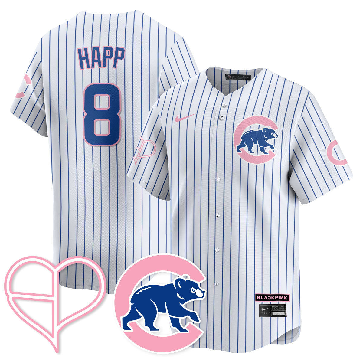 Men's Chicago Cubs BLΛƆKPIИK 2025 Limited Jersey - All Stitched