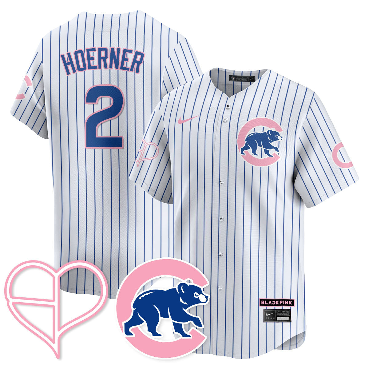 Men's Chicago Cubs BLΛƆKPIИK 2025 Limited Jersey - All Stitched