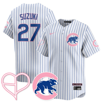 Chicago Cubs BLΛƆKPIИK 2025 Limited Jersey - All Stitched