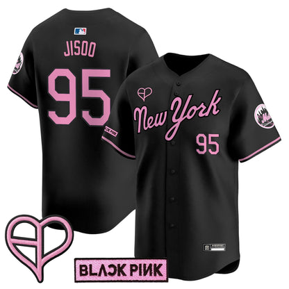 Unisex New York Mets x BLACKPINK 2025 Vapor Premier Limited Jersey - All Stitched