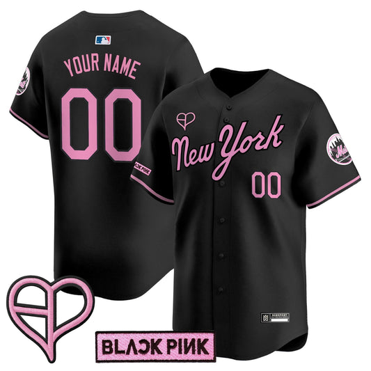 New York Mets x BLACKPINK 2025 Vapor Premier Limited Custom Jersey - All Stitched