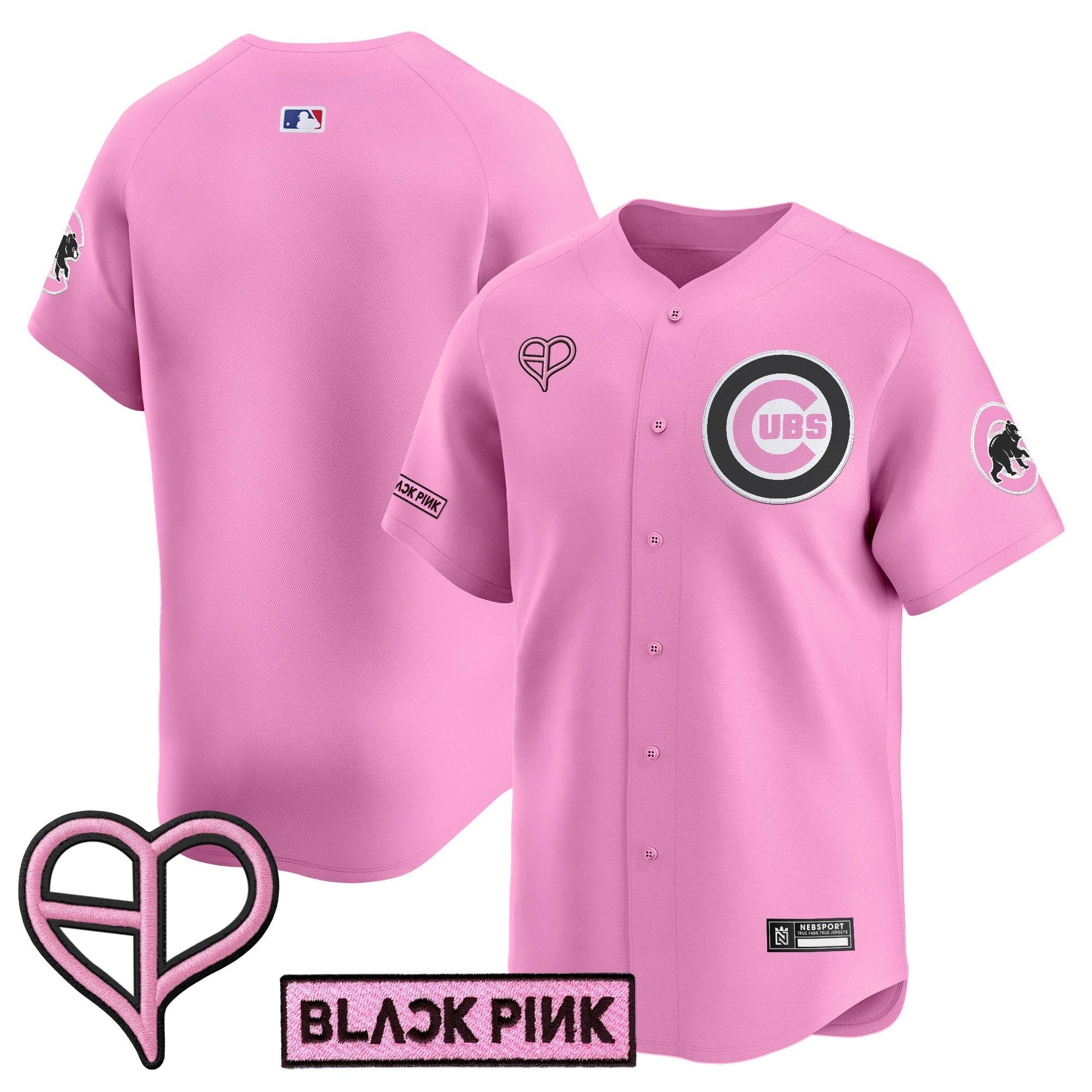 Unisex Chicago Cubs x BLACKPINK 2025 Vapor Premier Limited Jersey - All Stitched