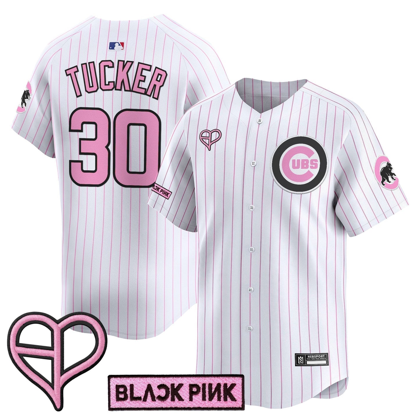 Unisex Chicago Cubs x BLACKPINK 2025 Vapor Premier Limited Jersey - All Stitched