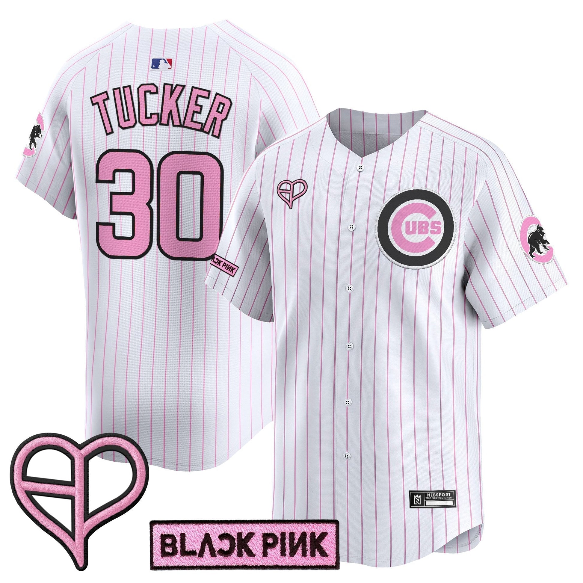 Unisex Chicago Cubs x BLACKPINK 2025 Vapor Premier Limited Jersey - All Stitched