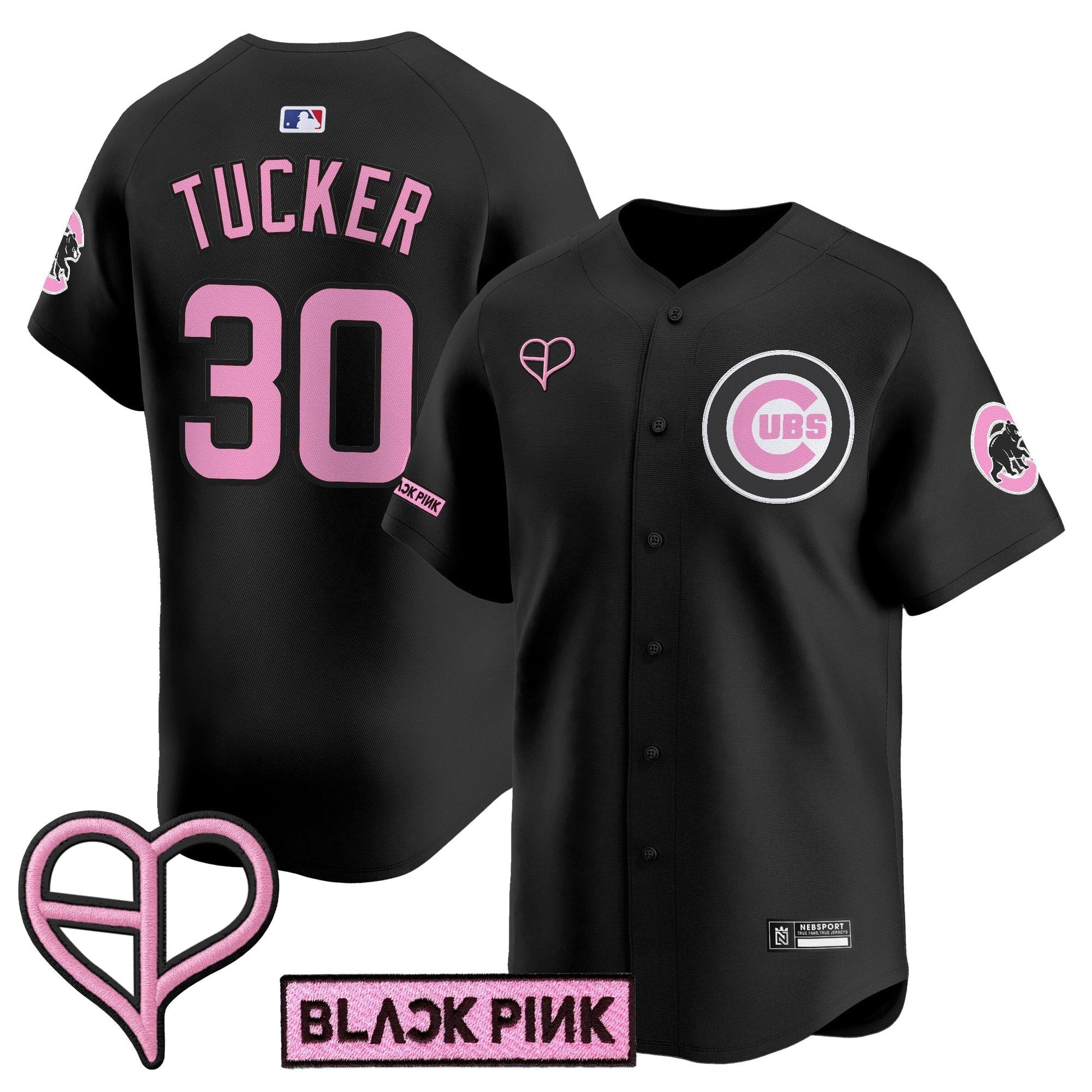 Unisex Chicago Cubs x BLACKPINK 2025 Vapor Premier Limited Jersey - All Stitched