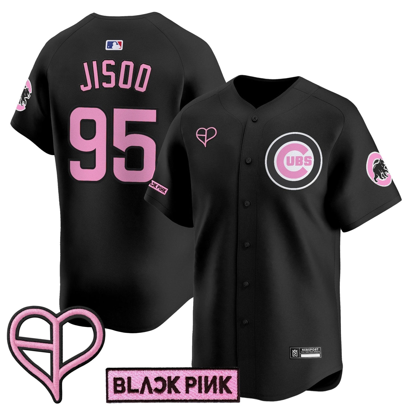 Unisex Chicago Cubs x BLACKPINK 2025 Vapor Premier Limited Jersey - All Stitched