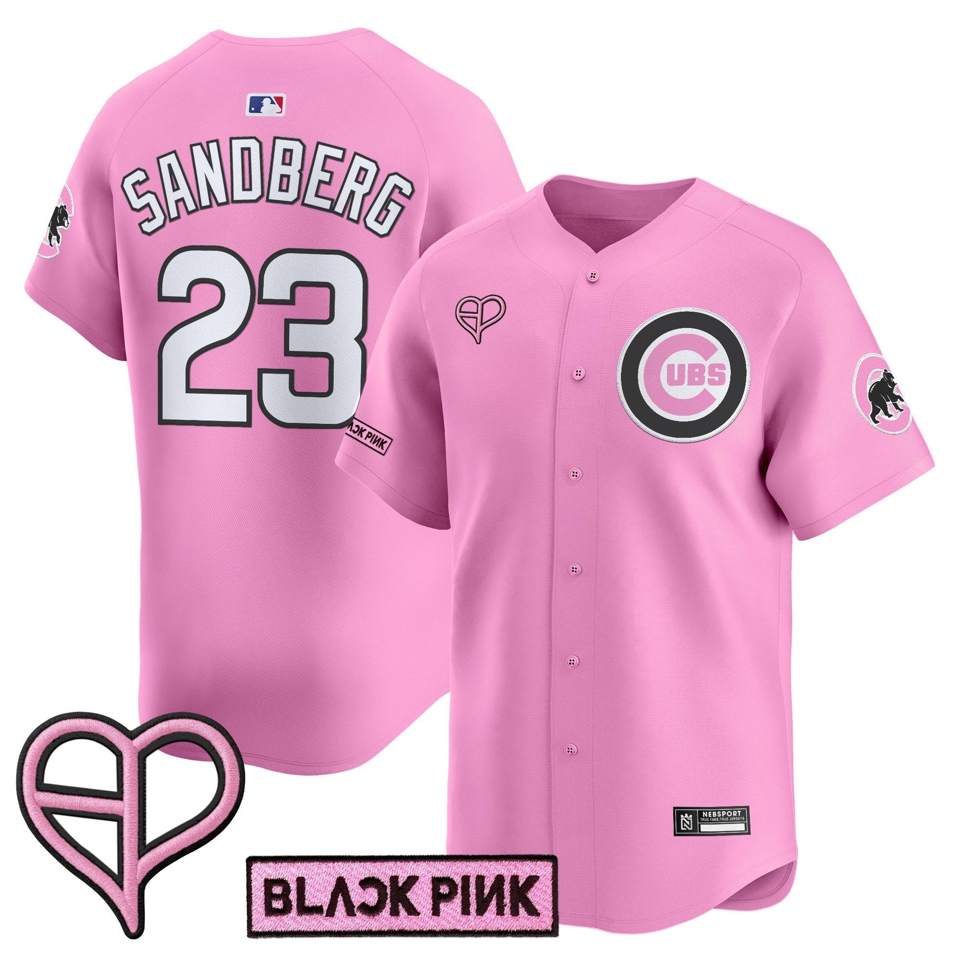 Unisex Chicago Cubs x BLACKPINK 2025 Vapor Premier Limited Jersey - All Stitched