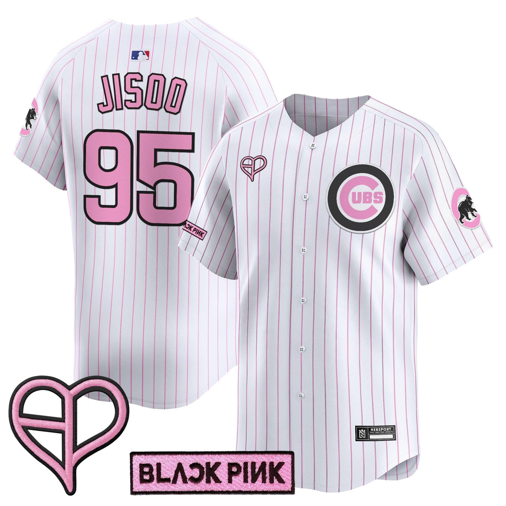 Unisex Chicago Cubs x BLACKPINK 2025 Vapor Premier Limited Jersey - All Stitched
