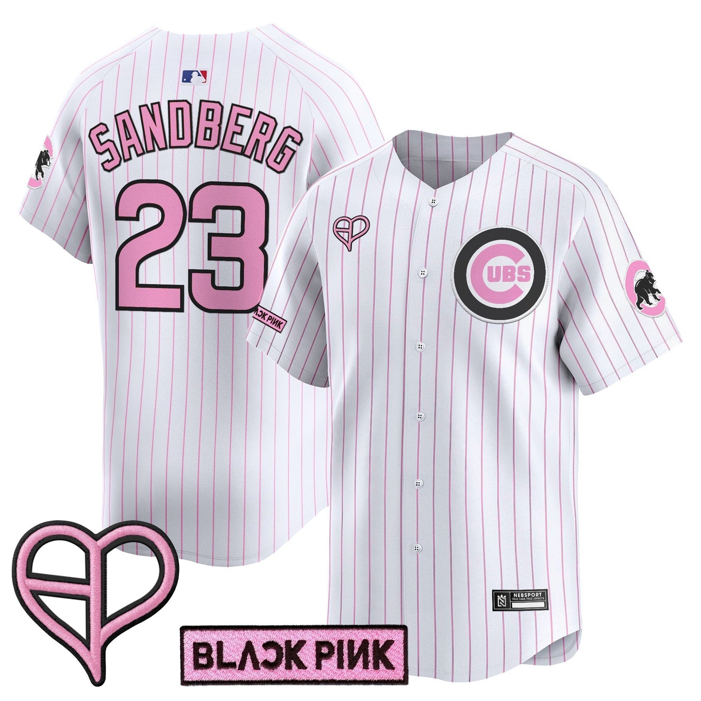 Unisex Chicago Cubs x BLACKPINK 2025 Vapor Premier Limited Jersey - All Stitched