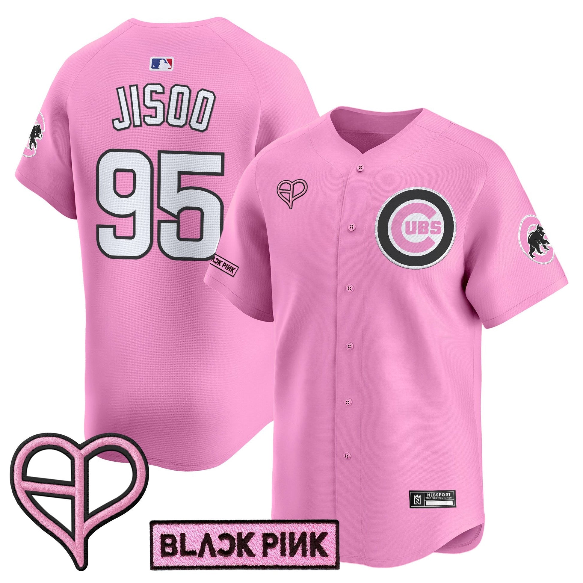 Unisex Chicago Cubs x BLACKPINK 2025 Vapor Premier Limited Jersey - All Stitched