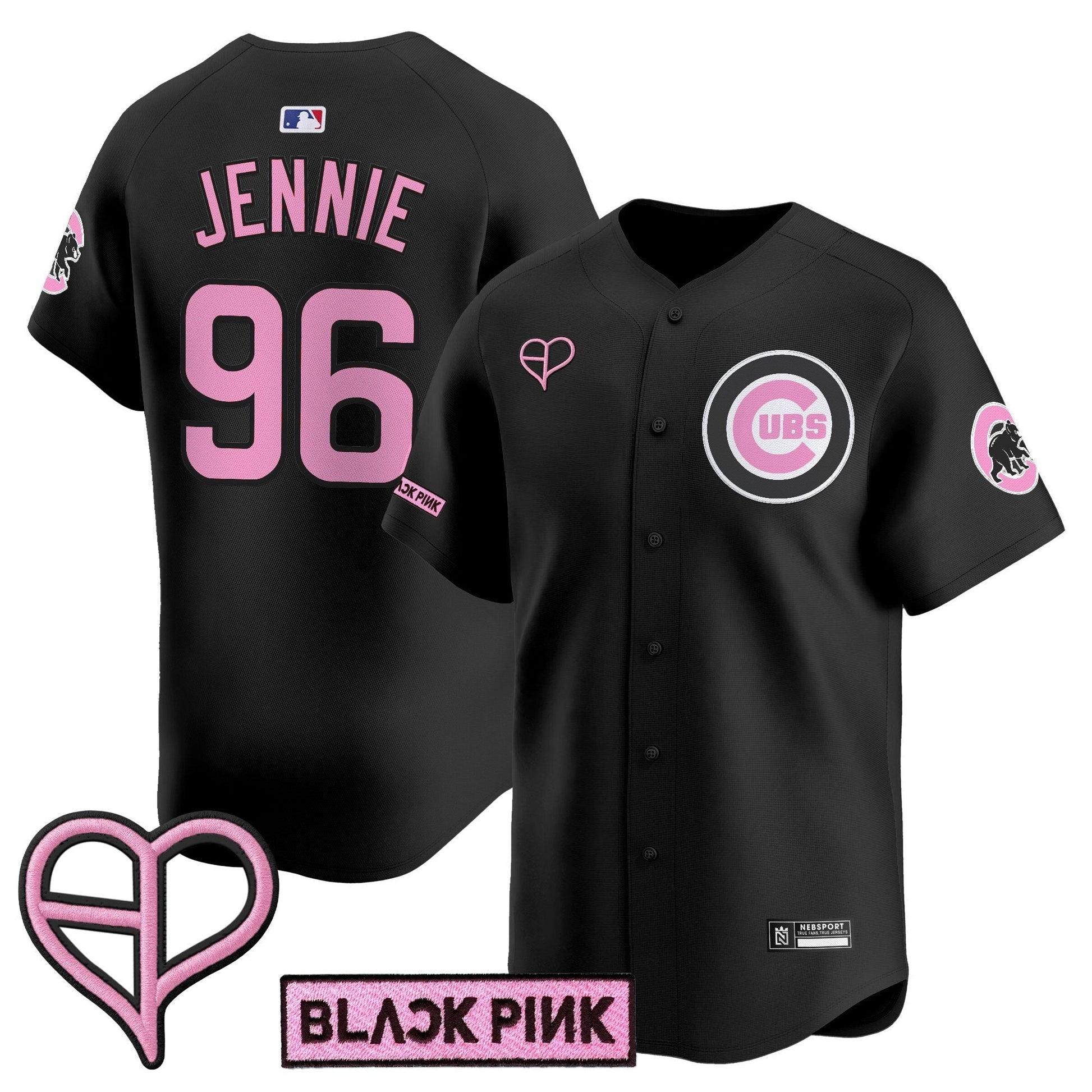 Unisex Chicago Cubs x BLACKPINK 2025 Vapor Premier Limited Jersey - All Stitched