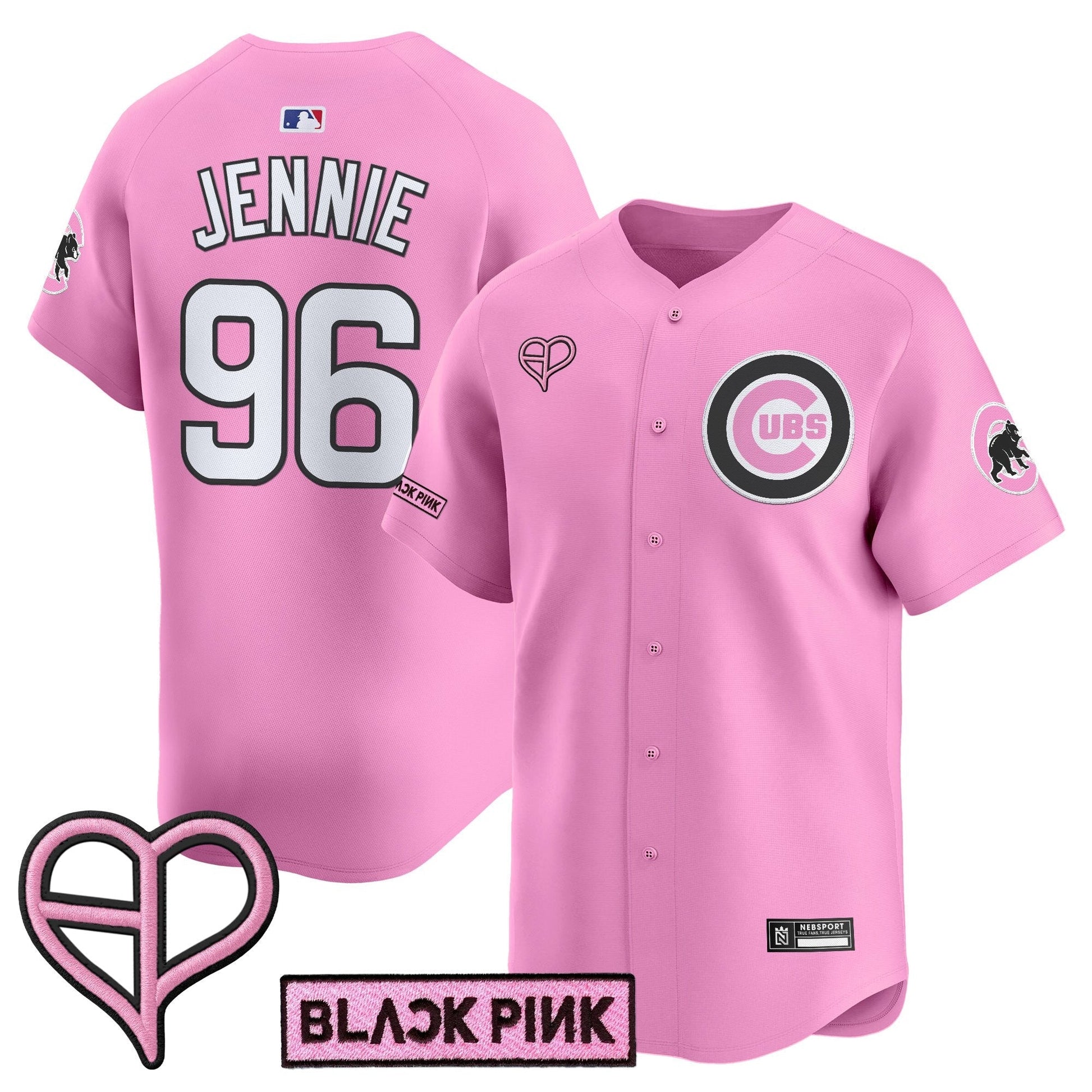 Unisex Chicago Cubs x BLACKPINK 2025 Vapor Premier Limited Jersey - All Stitched