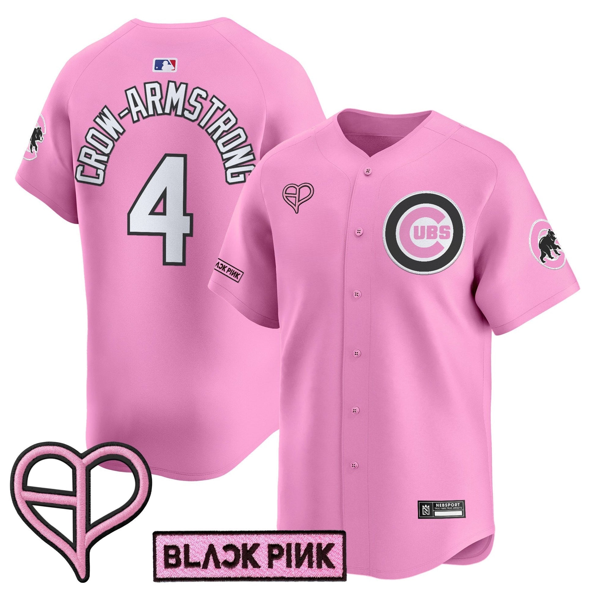 Unisex Chicago Cubs x BLACKPINK 2025 Vapor Premier Limited Jersey - All Stitched
