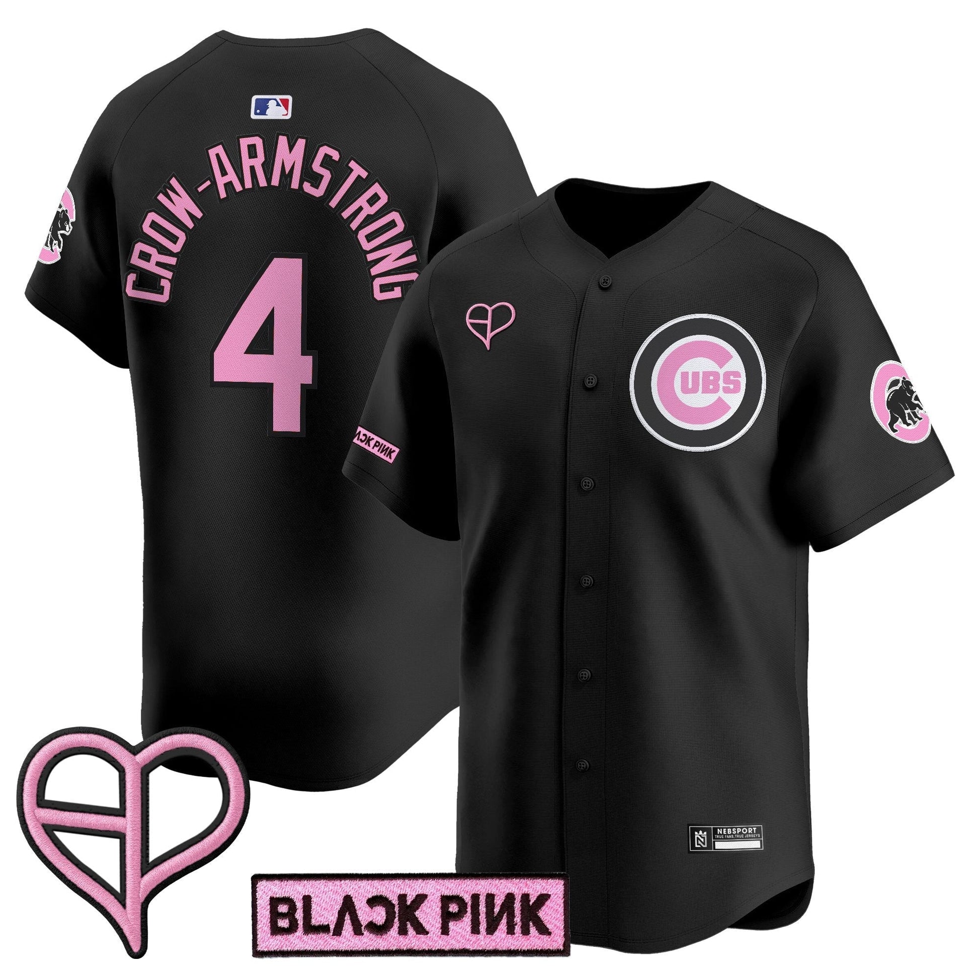 Unisex Chicago Cubs x BLACKPINK 2025 Vapor Premier Limited Jersey - All Stitched