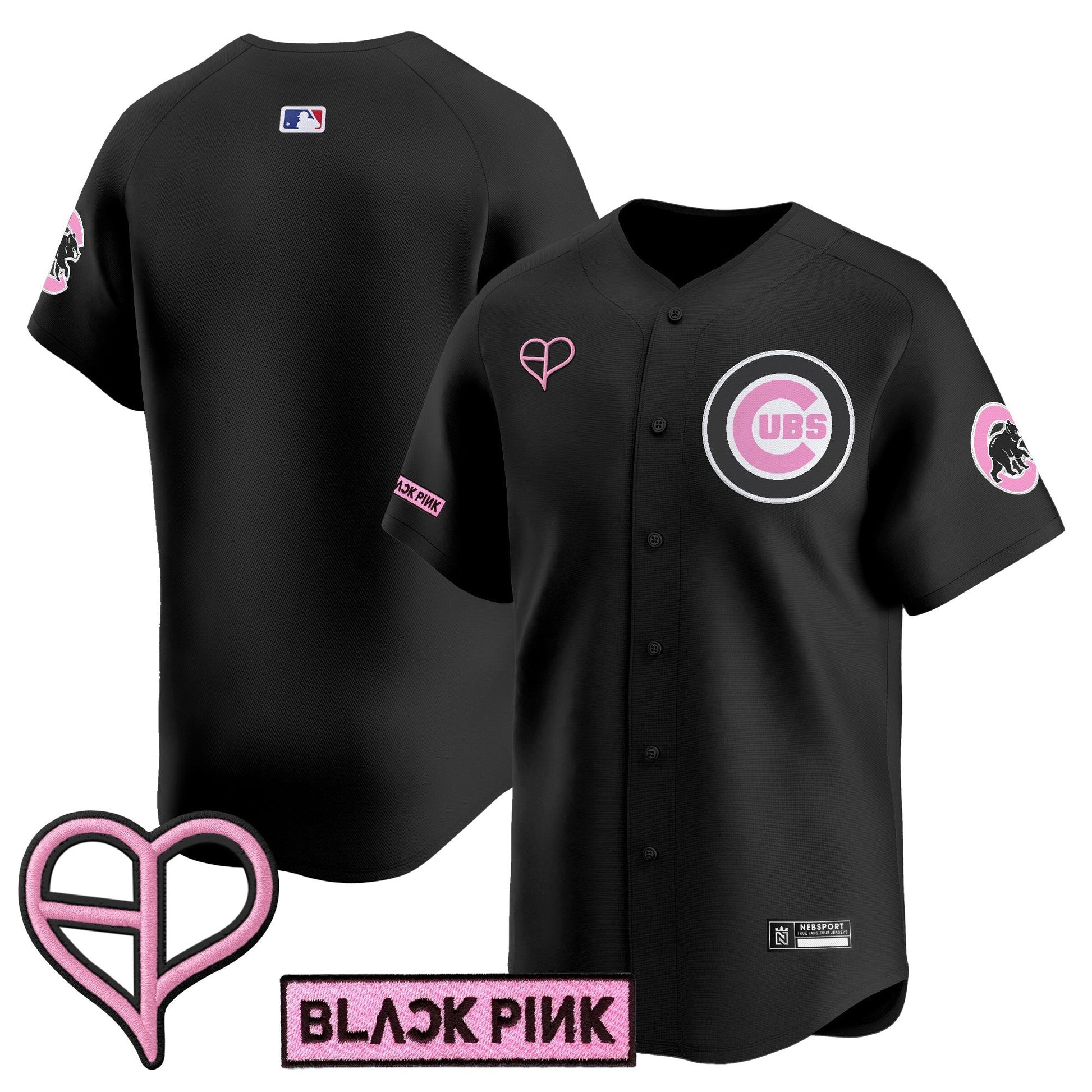 Unisex Chicago Cubs x BLACKPINK 2025 Vapor Premier Limited Jersey - All Stitched