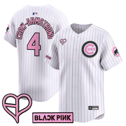 Unisex Chicago Cubs x BLACKPINK 2025 Vapor Premier Limited Jersey - All Stitched