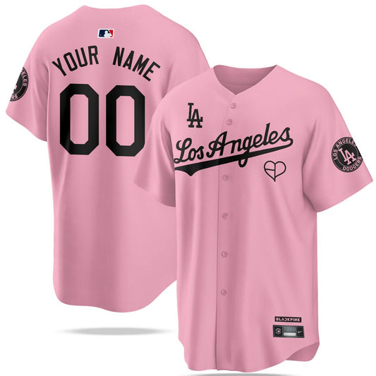 Los Angeles Dodgers BLΛƆKPIИK 2025 Limited Custom Jersey - All Stitched