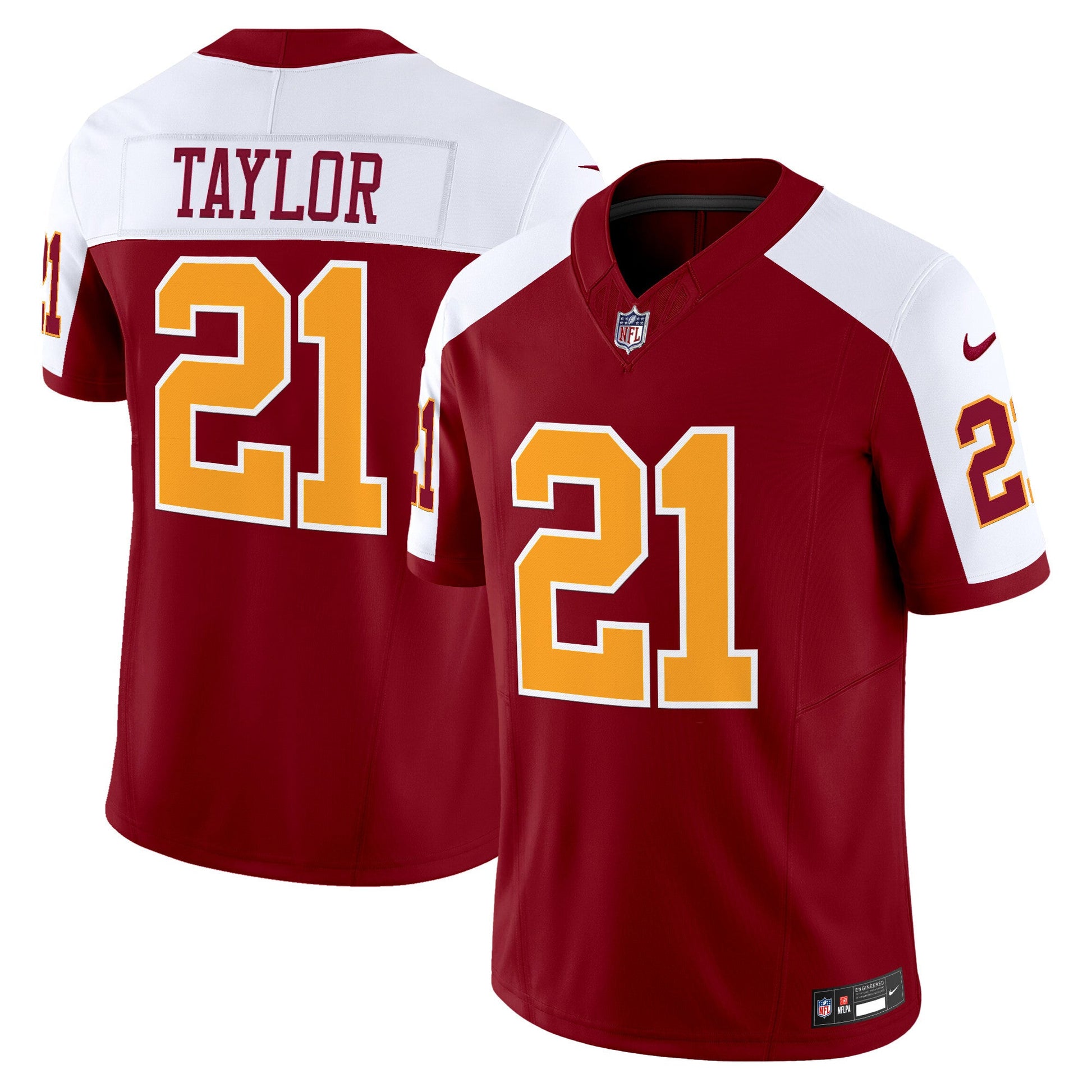Men's Washington Redskins Throwback Vapor Limited Jersey - All Stitched