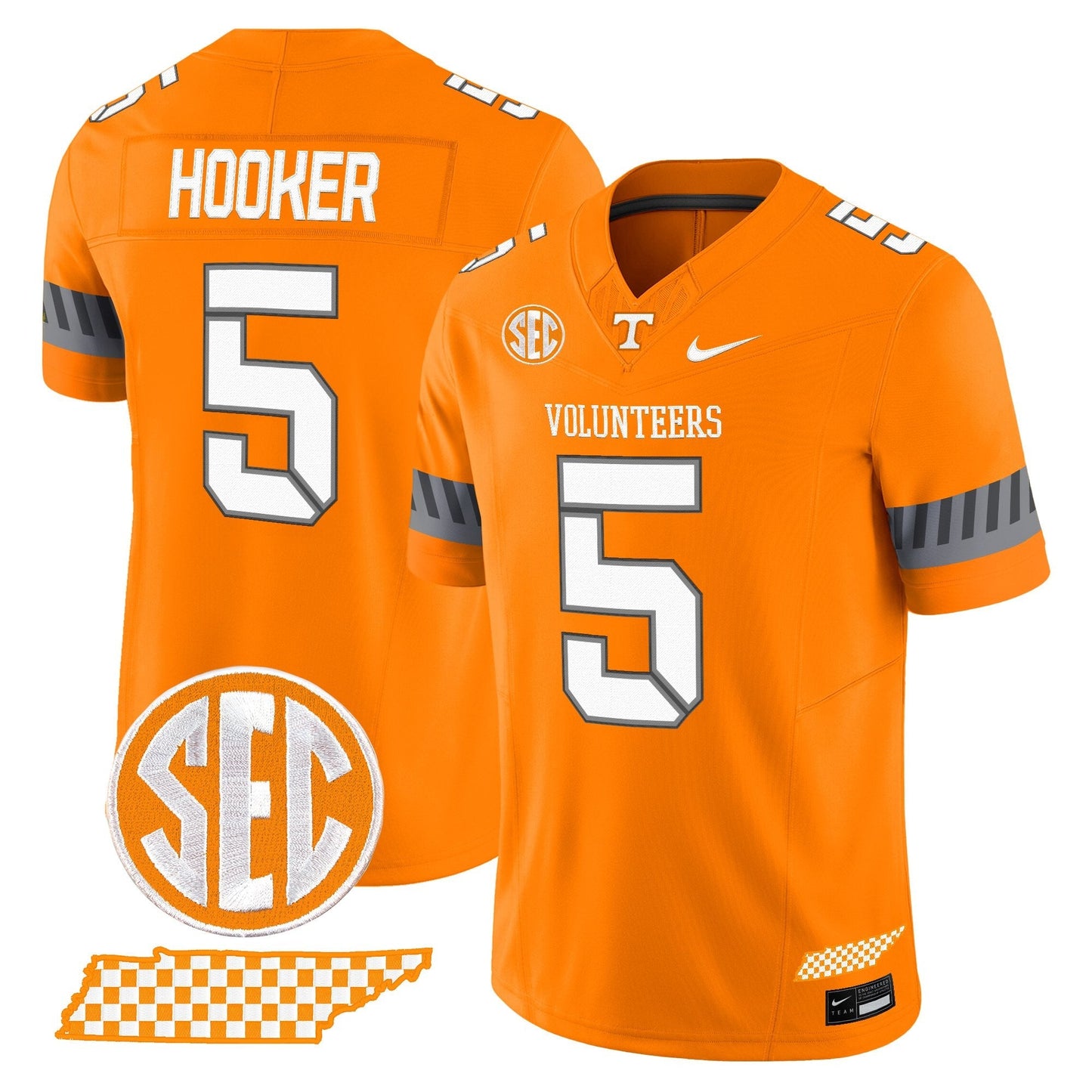 Men's Tennessee Volunteers 2025 'Smokey Grey Series' Vapor Limited Jersey V2 - All Stitched