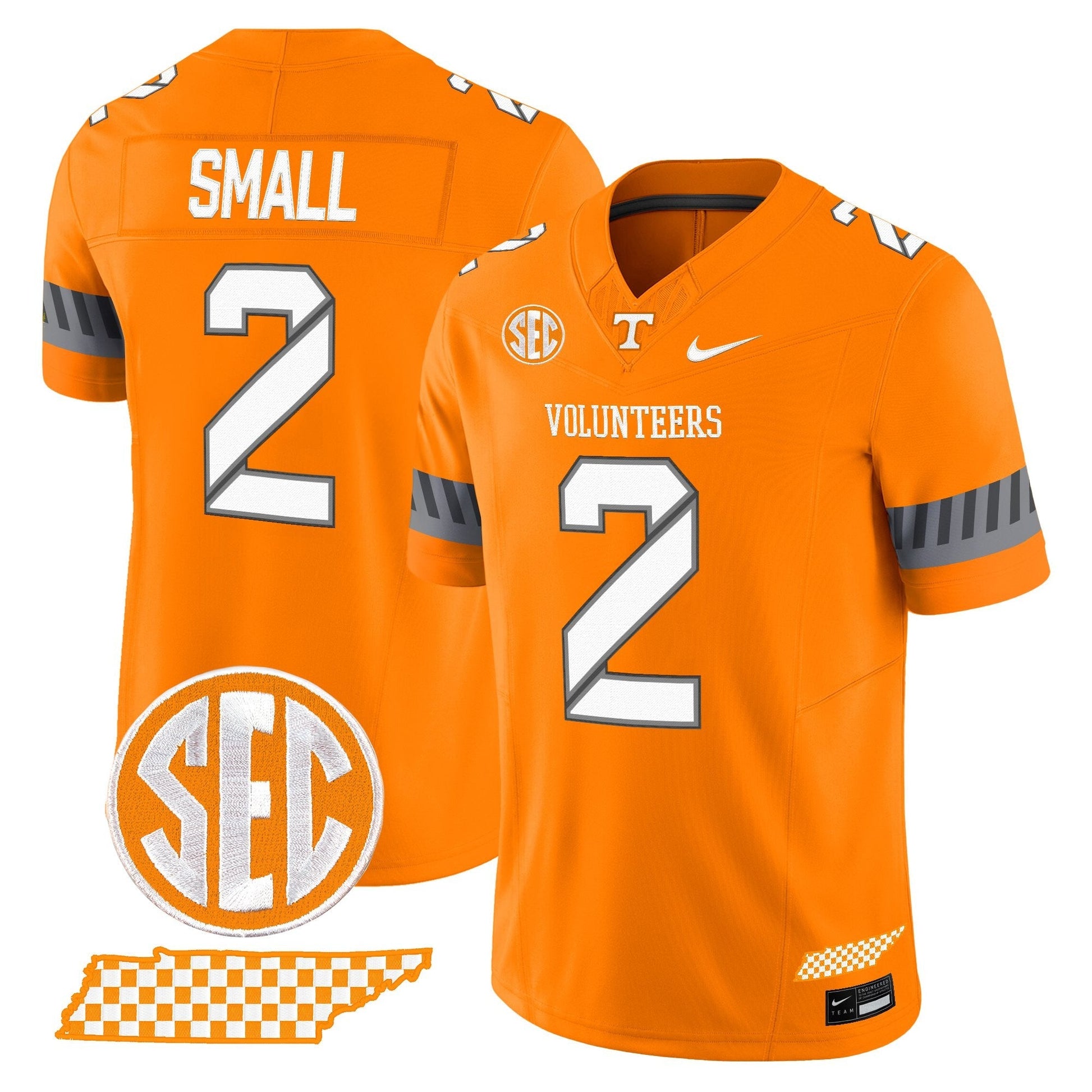 Men's Tennessee Volunteers 2025 'Smokey Grey Series' Vapor Limited Jersey V2 - All Stitched