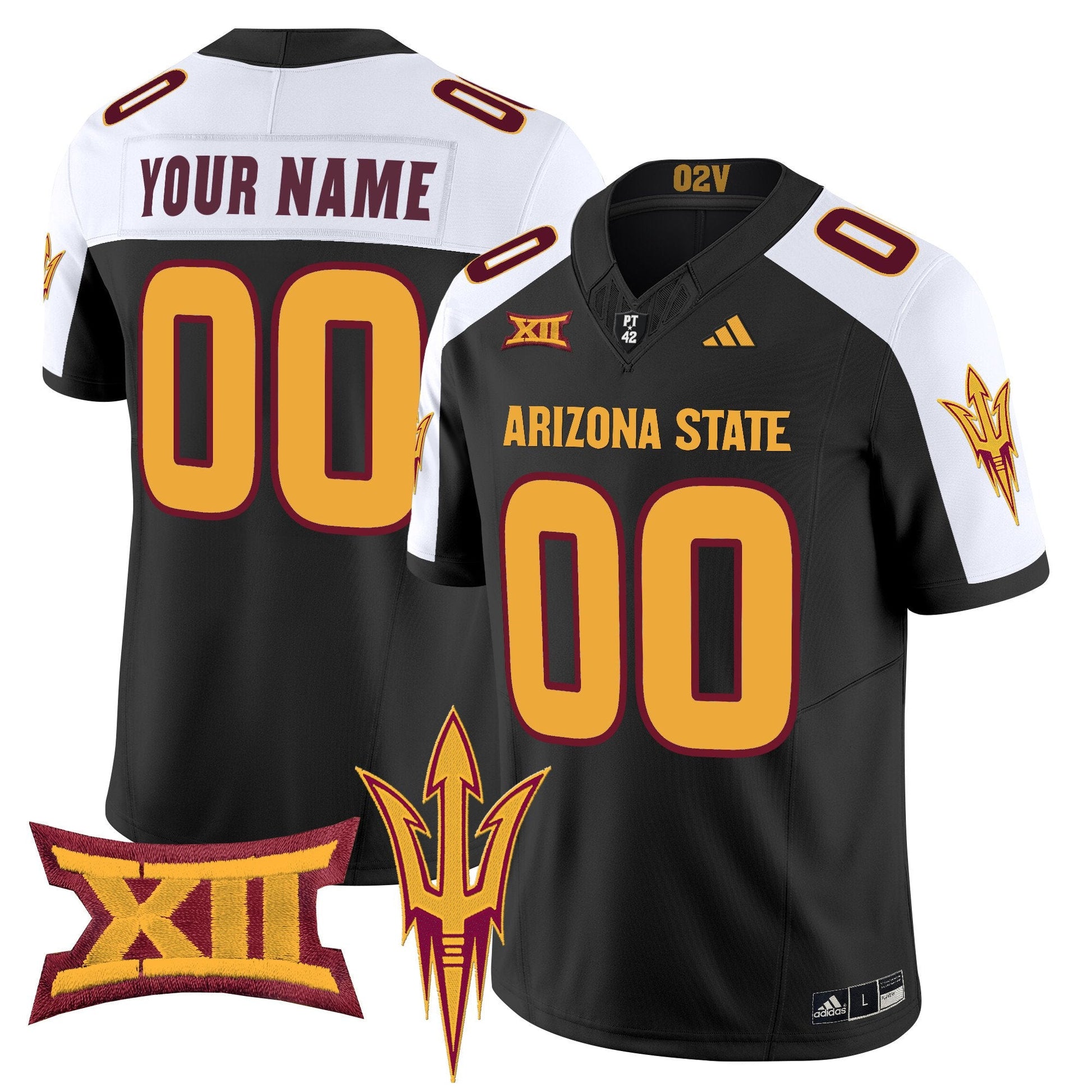 Arizona State Sun Devils 2025 Vapor Limited Custom Jersey - All Stitched