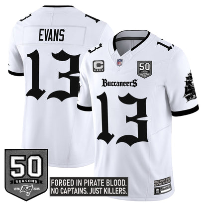 Men's Tampa Bay Buccaneers 'Gothic Pirate Shadows Edition' Limited Jersey - All Stitched