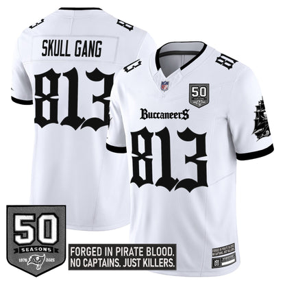 Men's Tampa Bay Buccaneers 'Gothic Pirate Shadows Edition' Limited Jersey - All Stitched
