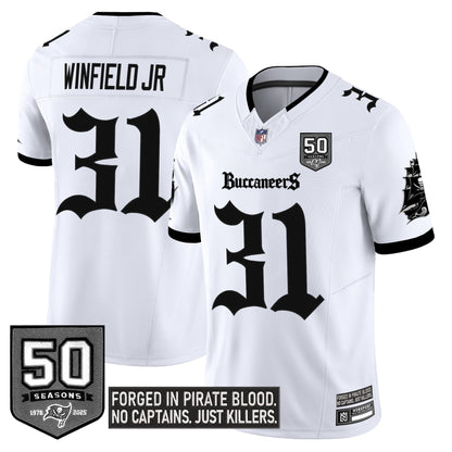 Men's Tampa Bay Buccaneers 'Gothic Pirate Shadows Edition' Limited Jersey - All Stitched