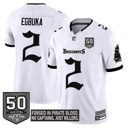 Men's Tampa Bay Buccaneers 'Gothic Pirate Shadows Edition' Limited Jersey - All Stitched