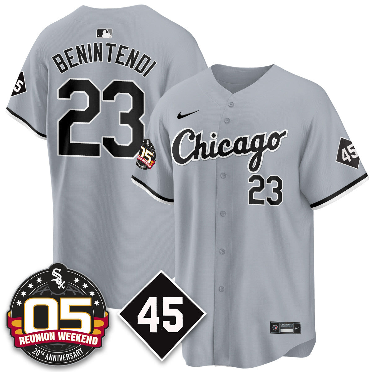 Men's Chicago White Sox Bobby Jenks 2025 Jersey - Reunion Weekend - All Stitched