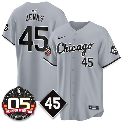 Men's Chicago White Sox Bobby Jenks 2025 Jersey - Reunion Weekend - All Stitched