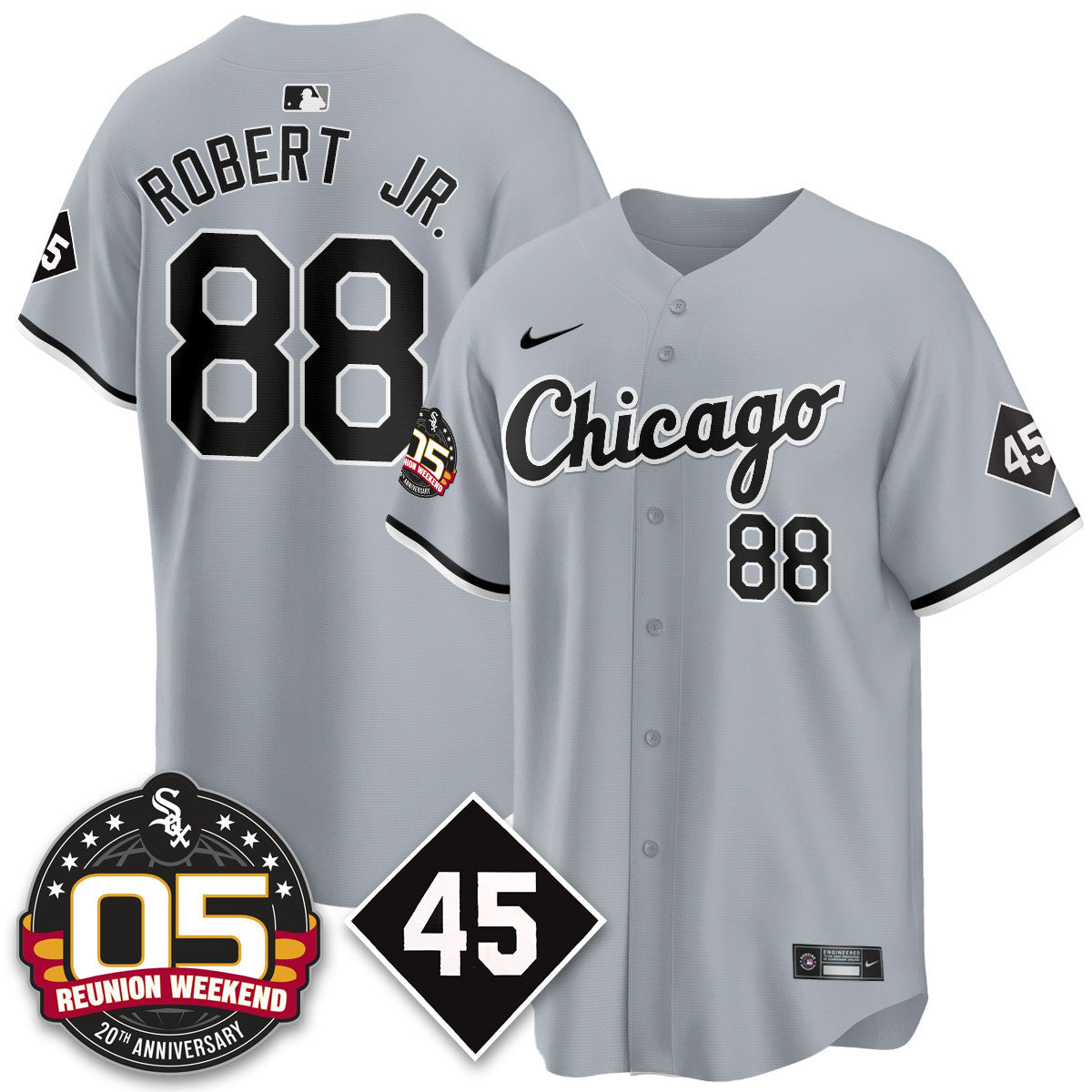 Men's Chicago White Sox Bobby Jenks 2025 Jersey - Reunion Weekend - All Stitched