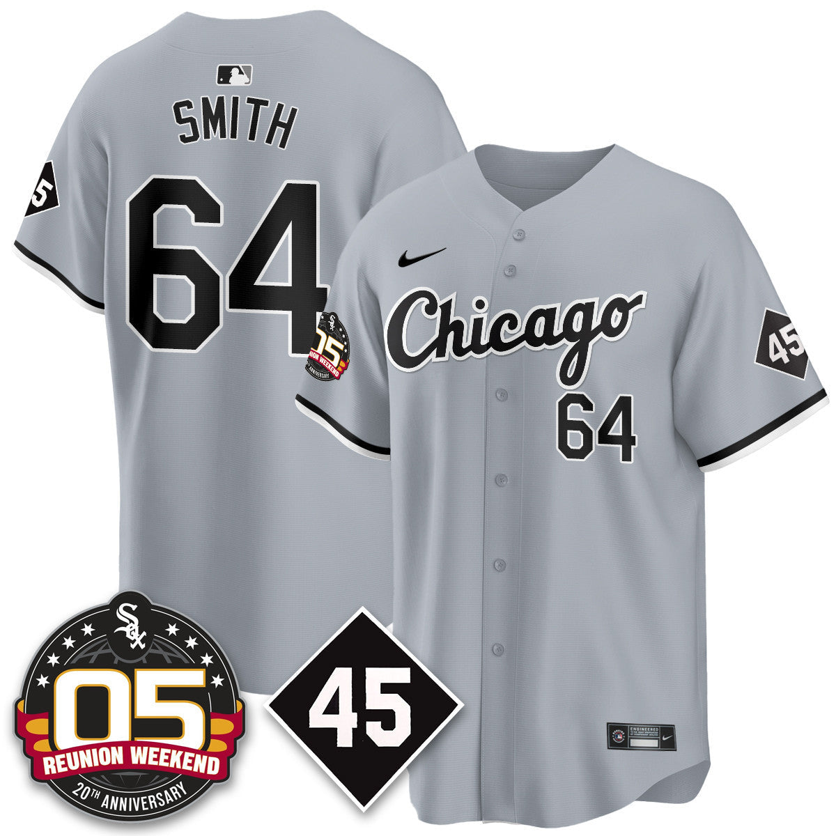 Men's Chicago White Sox Bobby Jenks 2025 Jersey - Reunion Weekend - All Stitched