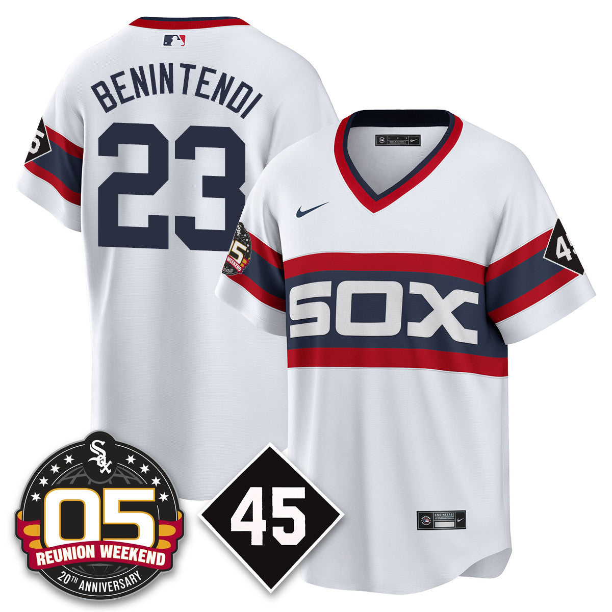 Men's Chicago White Sox Bobby Jenks 2025 Jersey - Reunion Weekend - All Stitched