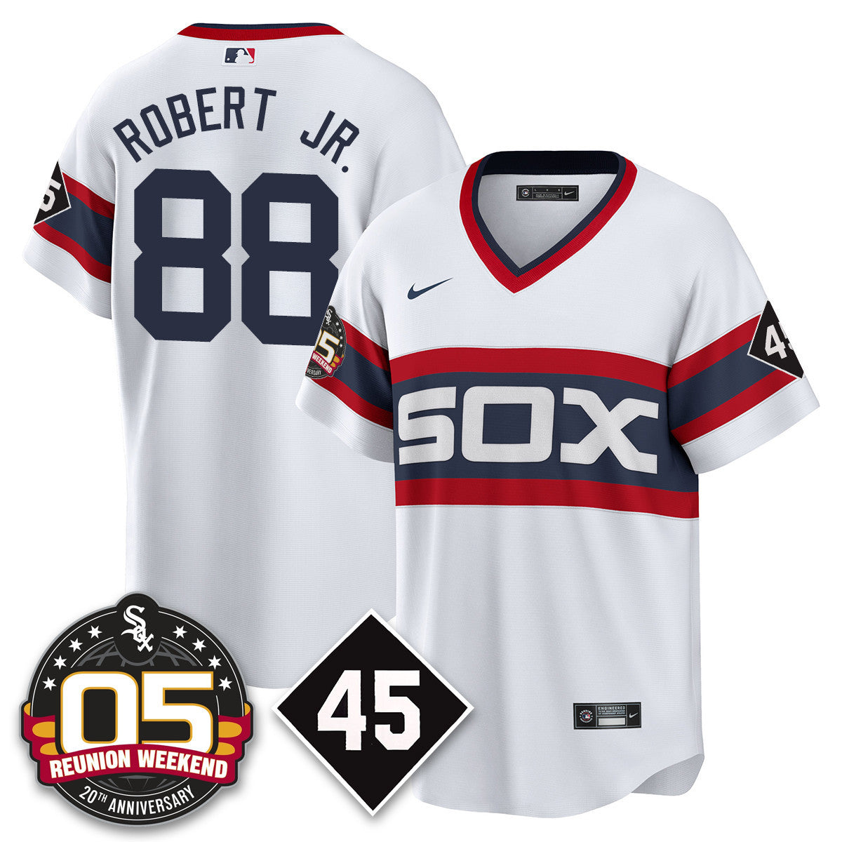 Men's Chicago White Sox Bobby Jenks 2025 Jersey - Reunion Weekend - All Stitched