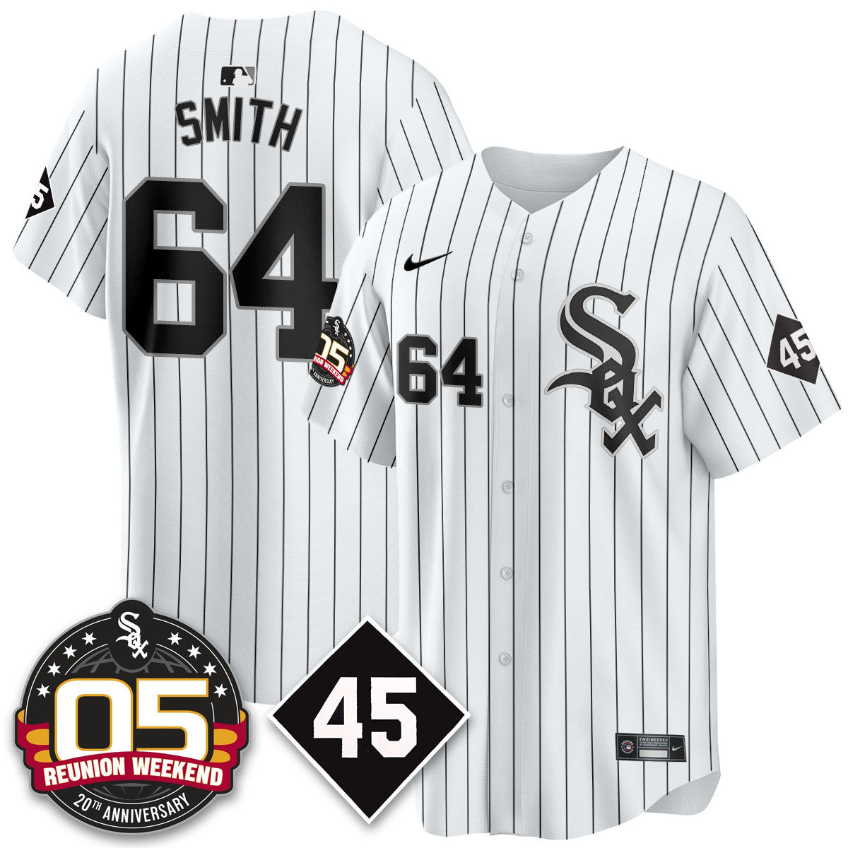 Men's Chicago White Sox Bobby Jenks 2025 Jersey - Reunion Weekend - All Stitched