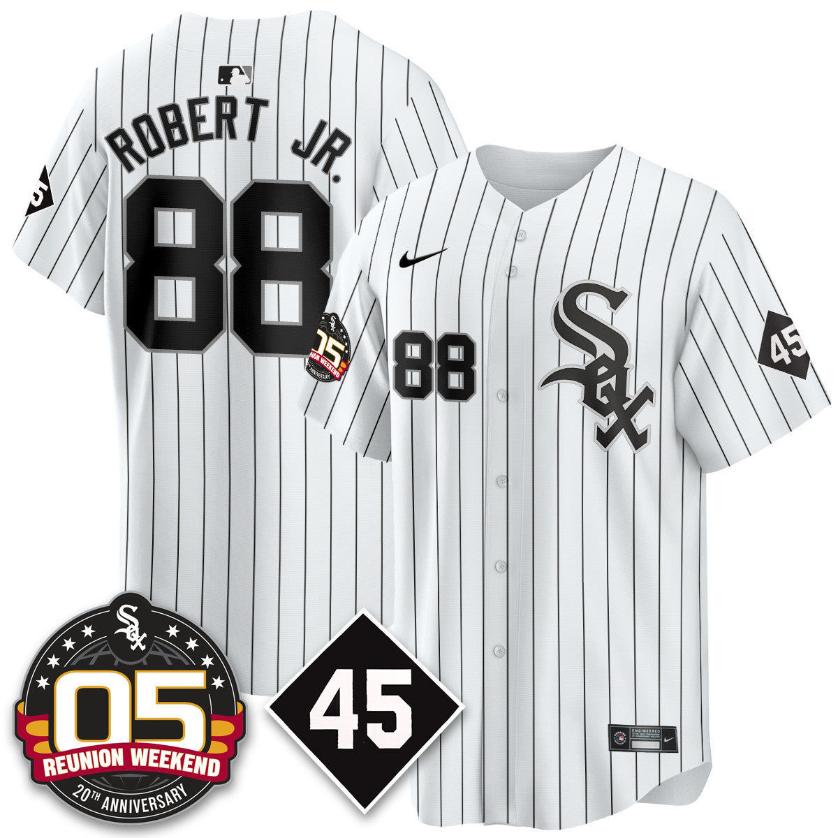 Men's Chicago White Sox Bobby Jenks 2025 Jersey - Reunion Weekend - All Stitched
