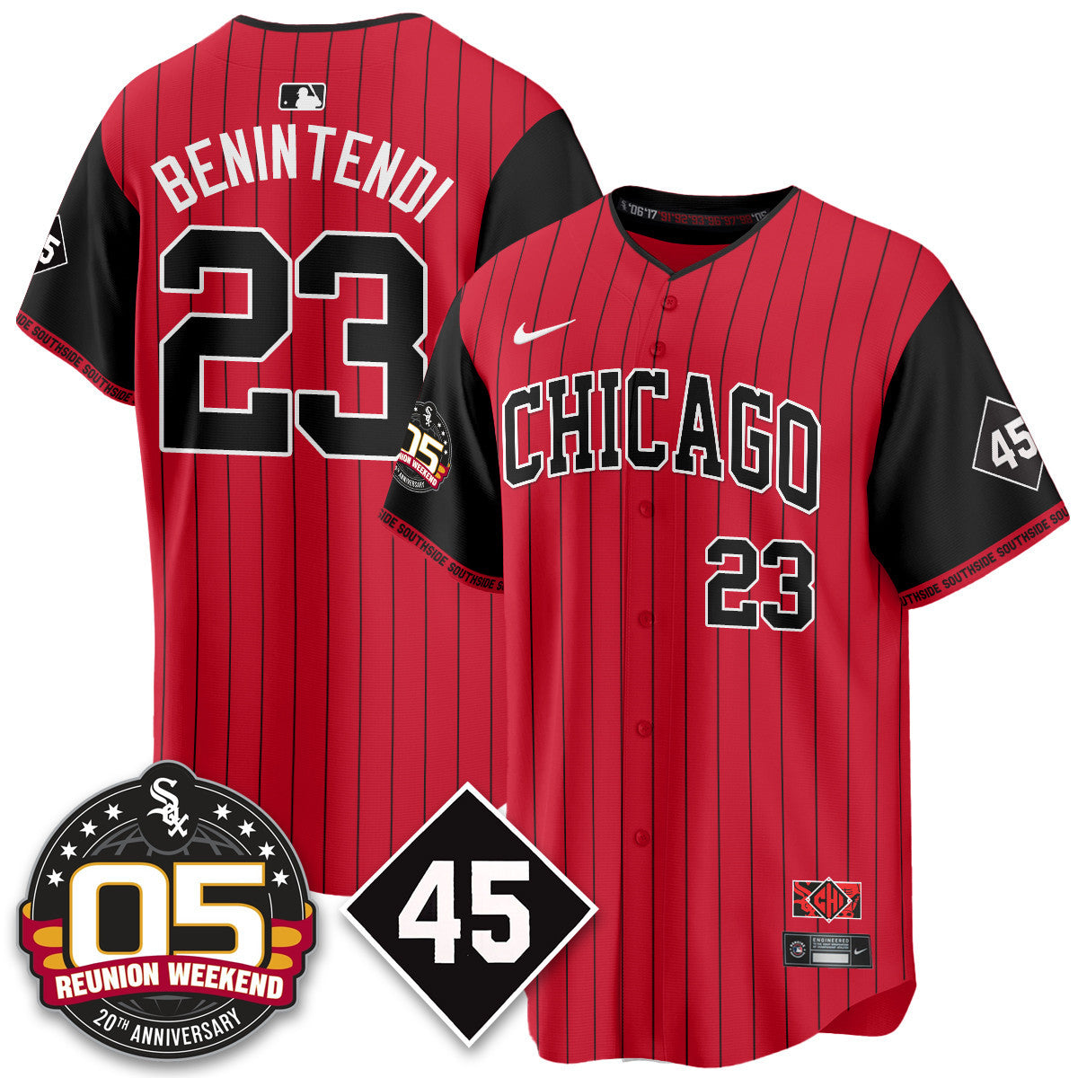 Chicago White Sox Bobby Jenks 2025 Jersey - Reunion Weekend - All Stitched