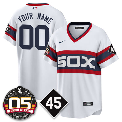 Chicago White Sox Bobby Jenks 2025 Custom Jersey - Reunion Weekend - All Stitched