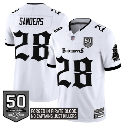 Men's Tampa Bay Buccaneers 'Gothic Pirate Shadows Edition' Limited Jersey - All Stitched