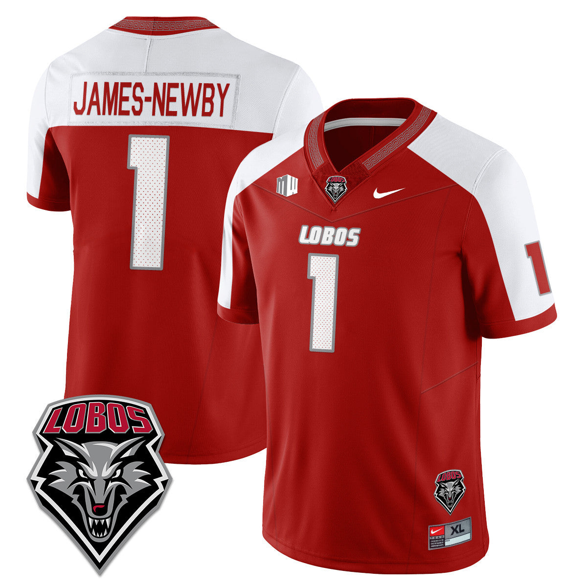 Men's UNM Lobo Football 2025 Jersey - All Stitched