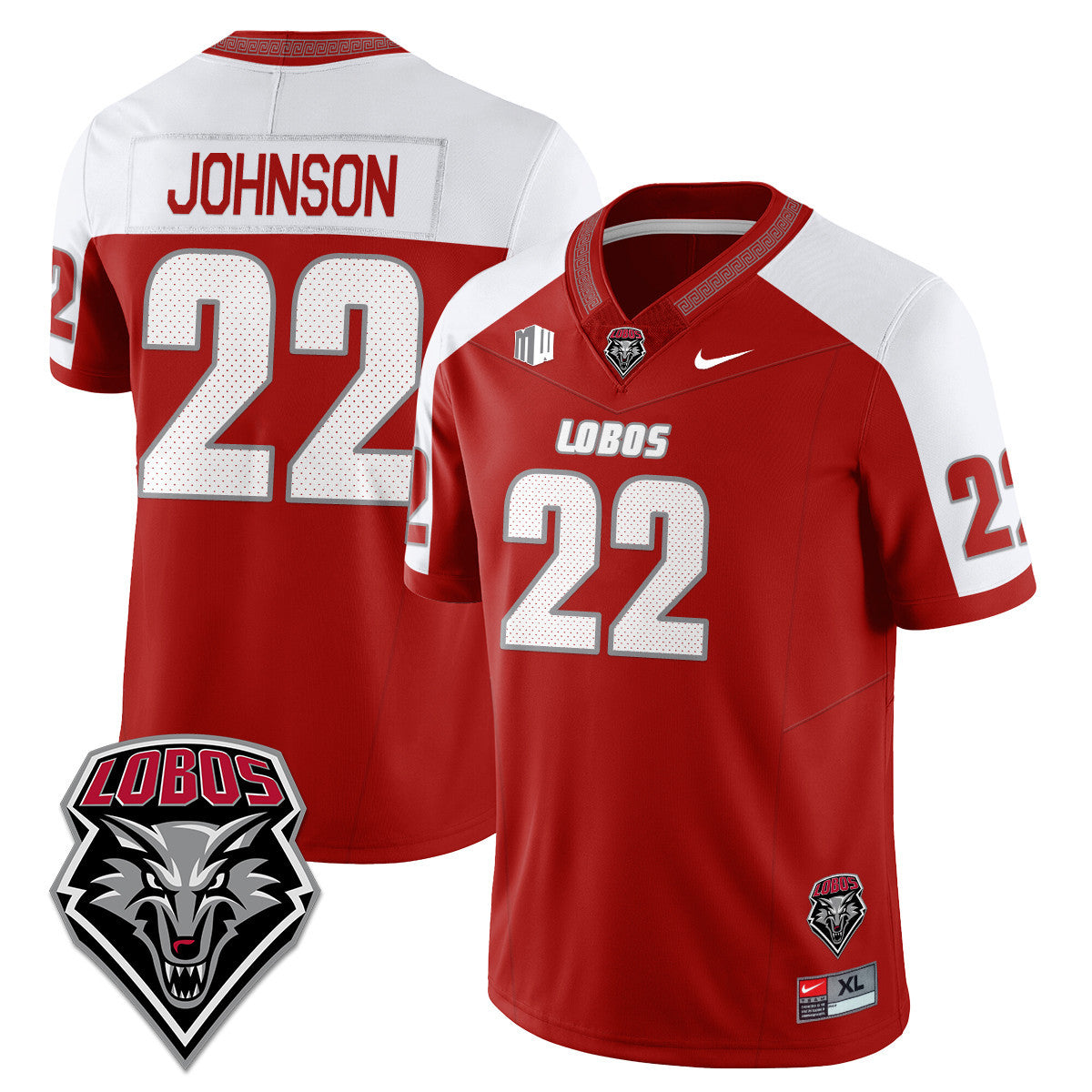 Men's UNM Lobo Football 2025 Jersey - All Stitched