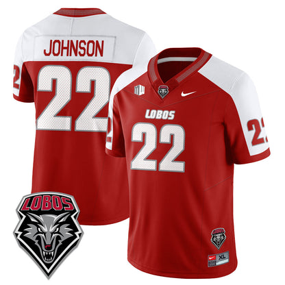 Men's UNM Lobo Football 2025 Jersey - All Stitched